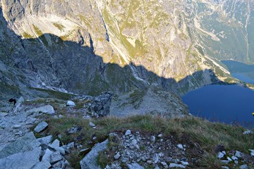 Szlak na Rysy z Czarnym Stawem, Tatry Polskie © Marta