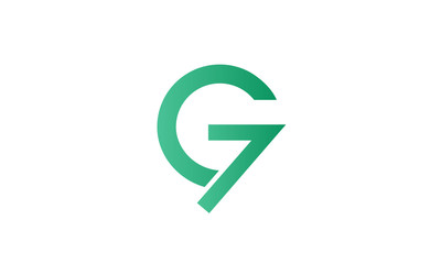 G7 logos icon isolations