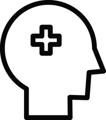 Obraz premium Think positive icon