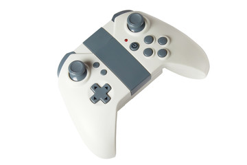 Radio remote control isolated on white background.  Electronic Technology Concept