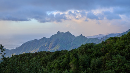 View of Anaga Mountains with Port - Tenerife, Canary Islands, Spain © edufoto.es