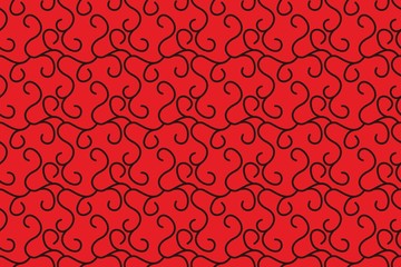 Seamless pattern with abstract geomatric vector
