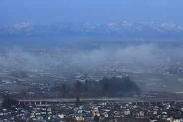 岩手県　奥羽山脈と雲海
