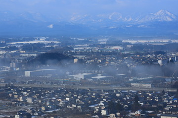 岩手県　奥羽山脈と雲海