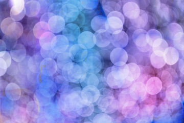 Abstract artistic background with bokeh lights
