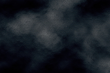 Stone pavement background material in the night or fog.　夜または霧の中にある石畳の背景素材