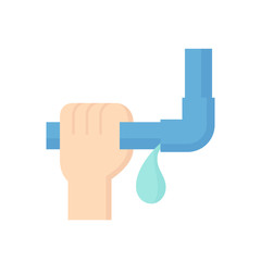 burst pipe icon