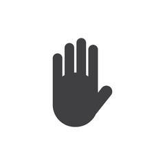 palm icon, hand icon