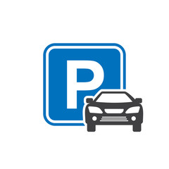 parking icon, park area icon