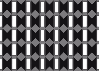 Seamless geometric pattern design illustration. Background texture. In grey, black, white colors.