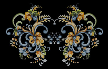 Beautiful watercolor flowers for your design and greeting cards for the holiday