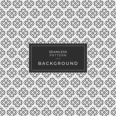 Abstract Seamless Geometric Pattern Background With Line black and white