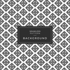 Black outline flower of life sacred rectangle geometry vector seamless pattern