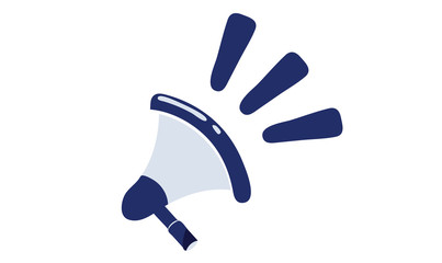 speaker business blue icon vector