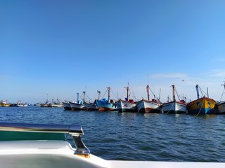 boats in harbor