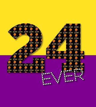 24ever text on purple and gold background 