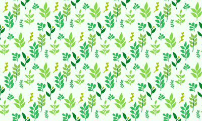 Beautiful flower pattern background for spring, with leaf and floral concept.