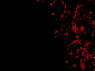 Fototapeta na wymiar Red blood assasin style abstract background