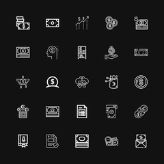 Editable 25 stack icons for web and mobile