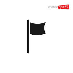 Flag Flatt Icon Design Vector