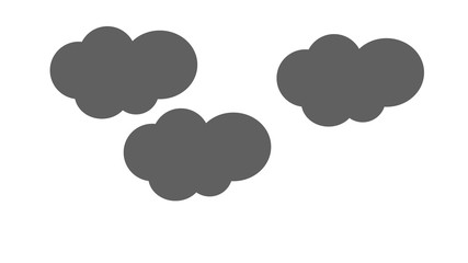 Meteorology weather icons with modern design