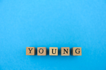 young　アルファベット　テキスト　文字　英字　単語　スタンプ　素材　alphabet letter word text stamp