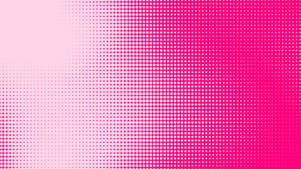 Dot pink pattern gradient texture background. Abstract illustration pop art halftone and retro style. creative design valentine concept,