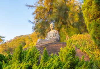 The relic landscape of master Hongyi in Qingyuan mountain, Quanzhou City, Fujian Province, China