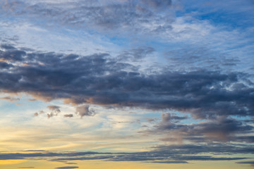 Fototapeta premium beautiful sunrise in the south of France
