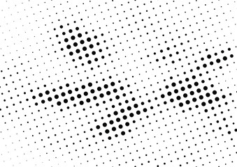 Abstract halftone dotted background. Futuristic grunge pattern, dot and circles.  Vector modern optical pop art texture for posters, sites, business cards, cover, postcards, labels, stickers layout.