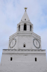 Kazan Kremlin, shot in November. Russia, Tatarstan.