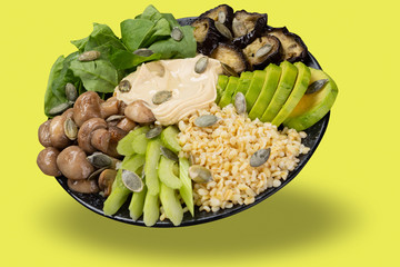 Buddha bowl, bowl with healthy food, vegetarian food
