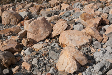 野間池海岸の岩場	