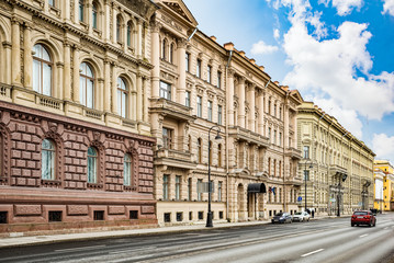 Fototapeta premium Urban and historically beautiful city views of Saint Petersburg. Russia.