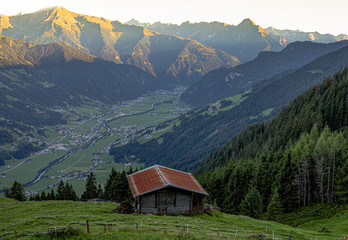 Obraz premium Zillertaler Höhenstraße