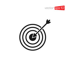 Darts or Target Sign Icon Vector