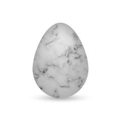 Easter Egg Marble and  Gold vector