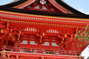 Kyoto; Japan - august 10 2017 : Kiyomizu Dera temple