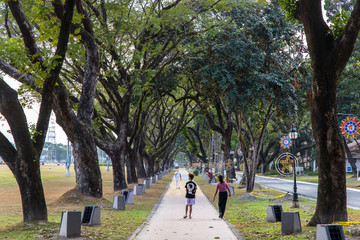 Scenery in Clark Parade Grounds, Pampanga, Philippines, Feb 1, 2020