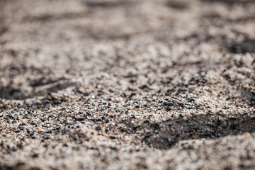 Close up of sand