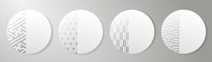 和柄 カードデザイン シンプル モダン 艶やか 豪華 メッセージカード メニュー表 短冊 Wall Mural ｄｅｓｉｇｅｎ ｂｏｘ