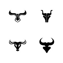 BULL Horn Logo Template vector icon illustration design