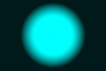 A light bulb illuminating a background wall