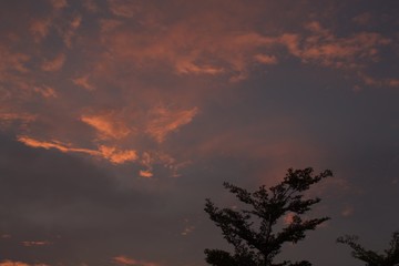 Storm Clouds Forming Over Yogyakarta, Indonesia
