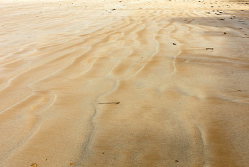 Main beach of the famous resort town Saint Malo in Brittany, France