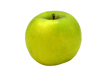 green apple isolated on white background