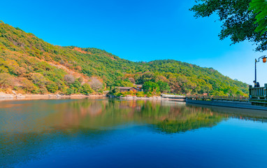 The scenery of Mount Qingyuan in Quanzhou City, Fujian Province, China