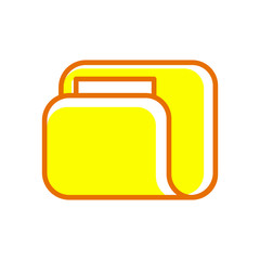 Folder icon vector