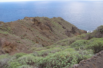 Mountains near the village of Chamorga in the north of Tenerife