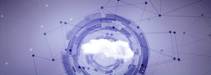 Obraz premium 2d illustration abstract cloud background